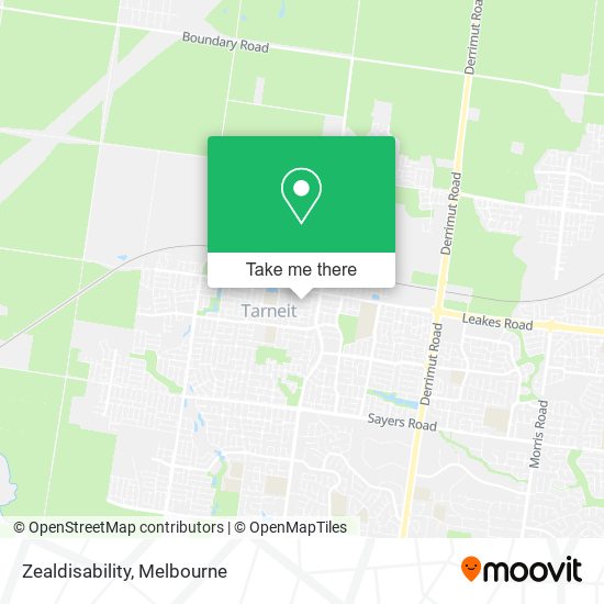 Zealdisability map