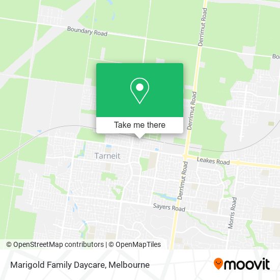 Marigold Family Daycare map
