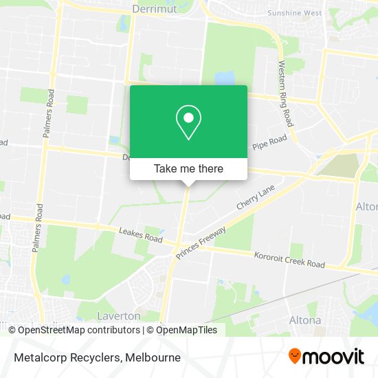 Metalcorp Recyclers map