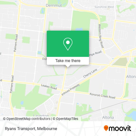 Ryans Transport map