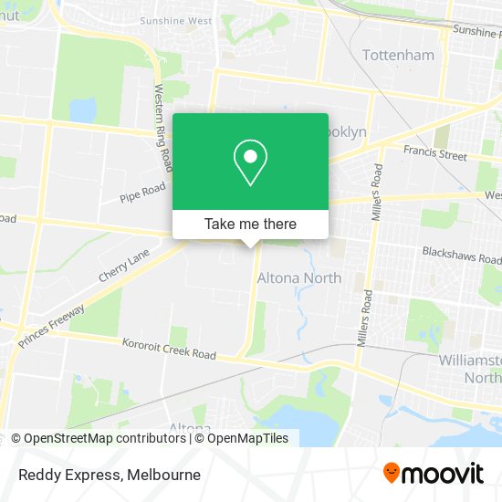 Reddy Express map