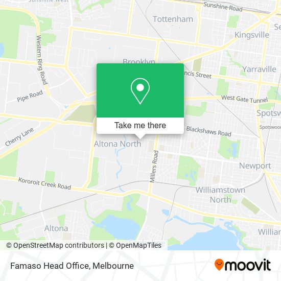 Famaso Head Office map
