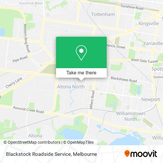 Blackstock Roadside Service map