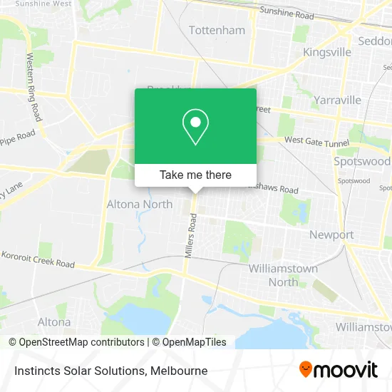 Mapa Instincts Solar Solutions