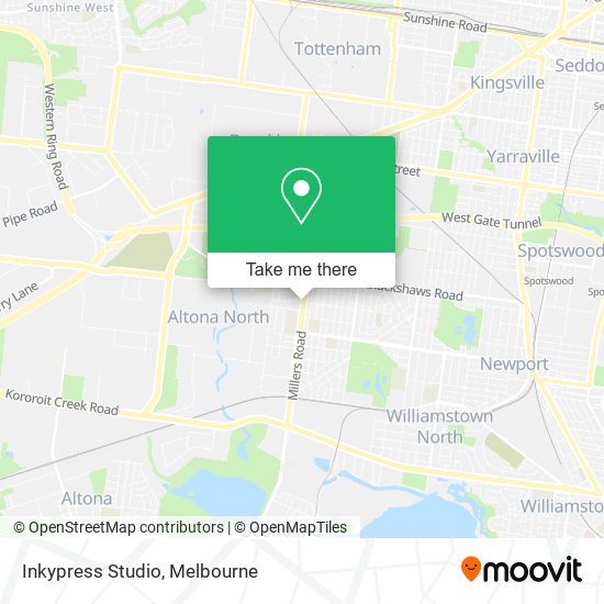 Inkypress Studio map