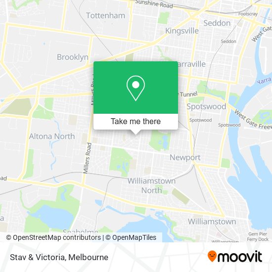 Stav & Victoria map