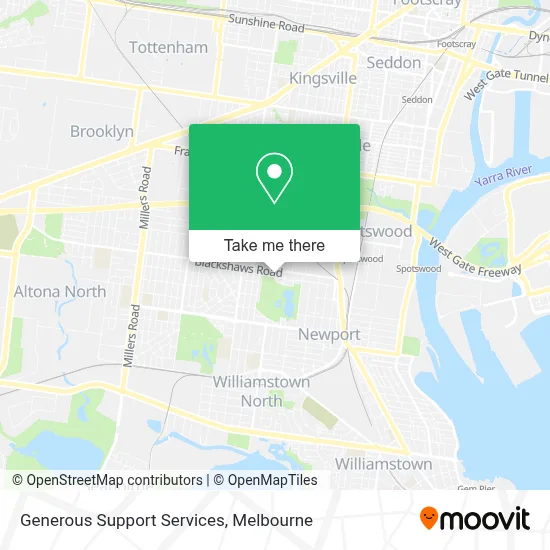 Mapa Generous Support Services