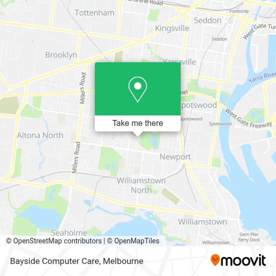 Mapa Bayside Computer Care