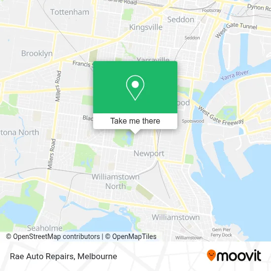 Mapa Rae Auto Repairs