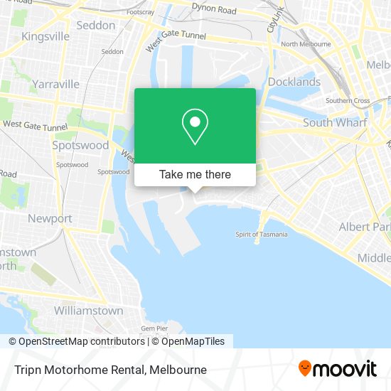 Tripn Motorhome Rental map