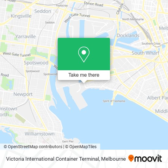 Victoria International Container Terminal map