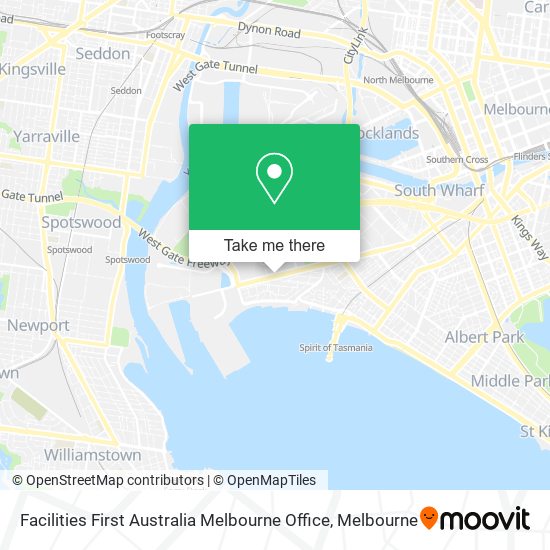 Facilities First Australia Melbourne Office map