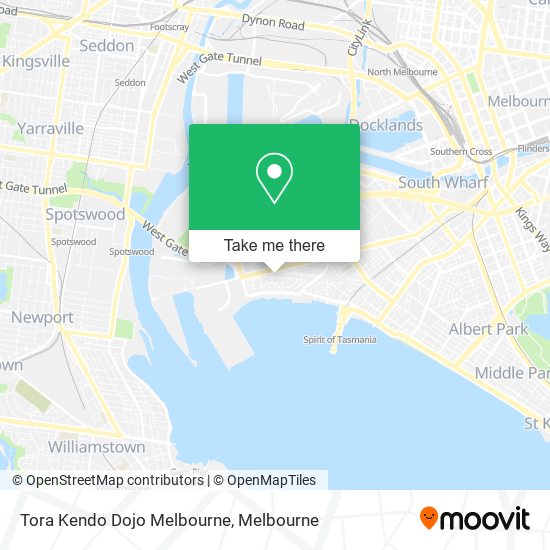 Tora Kendo Dojo Melbourne map