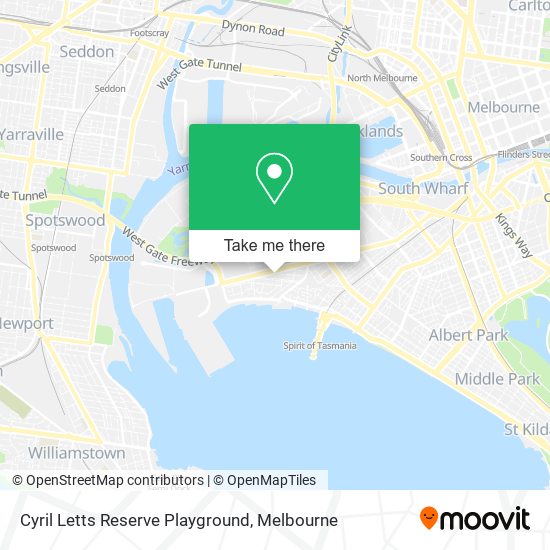 Cyril Letts Reserve Playground map