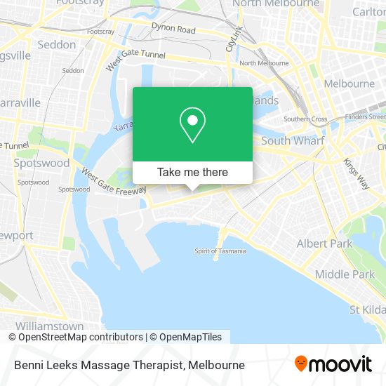 Benni Leeks Massage Therapist map