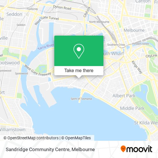 Sandridge Community Centre map