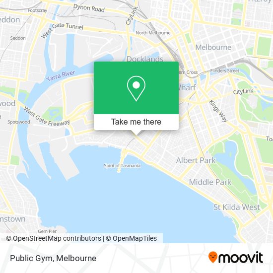 Public Gym map