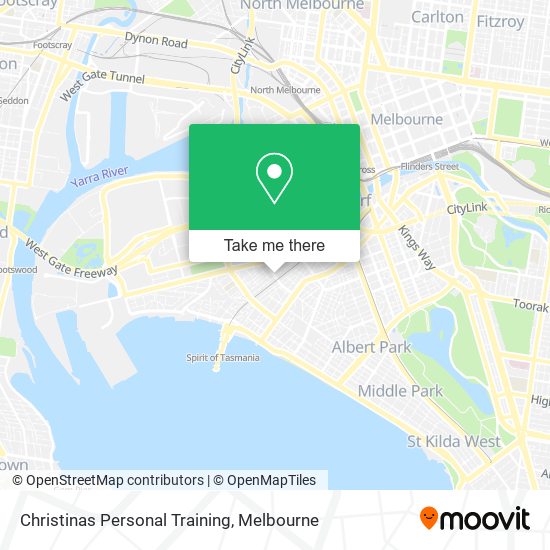 Christinas Personal Training map