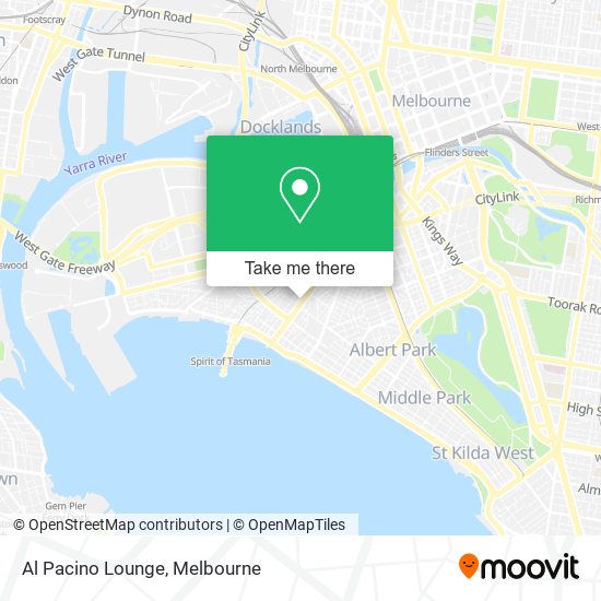 Al Pacino Lounge map