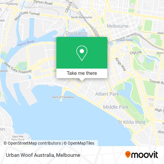 Mapa Urban Woof Australia