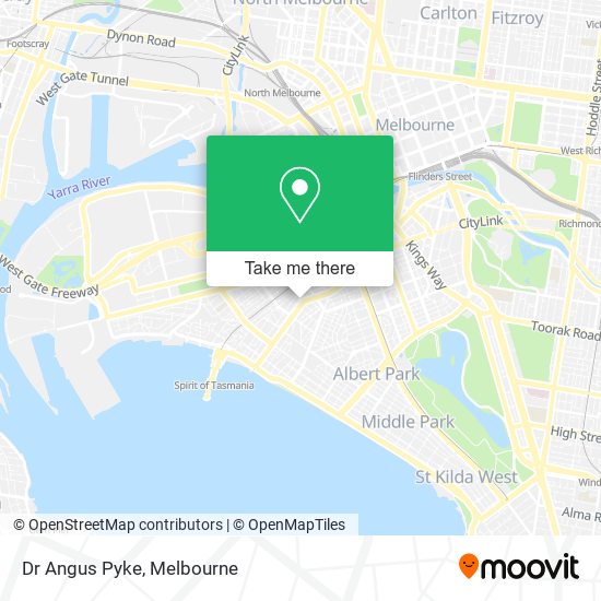 Dr Angus Pyke map