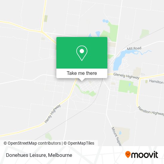 Donehues Leisure map