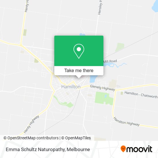 Emma Schultz Naturopathy map