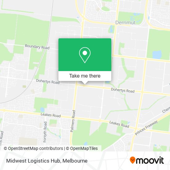Midwest Logistics Hub map