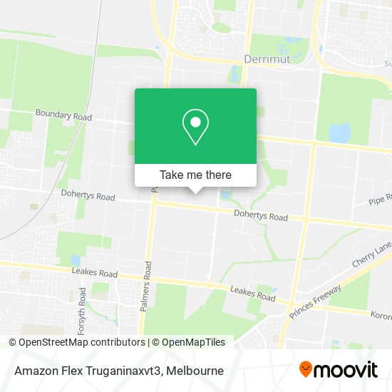 Amazon Flex Truganinaxvt3 map