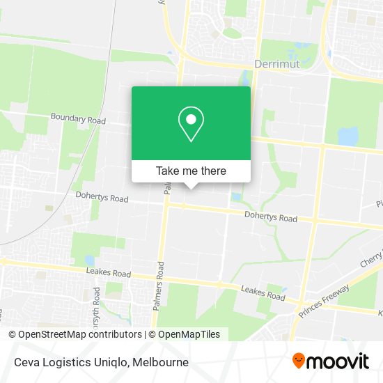Ceva Logistics Uniqlo map