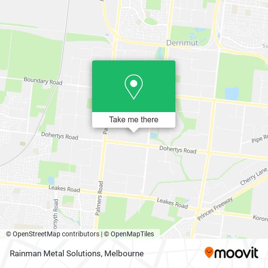 Rainman Metal Solutions map