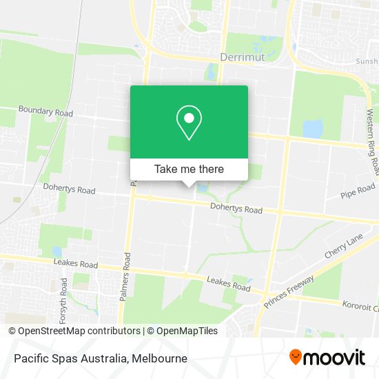 Pacific Spas Australia map
