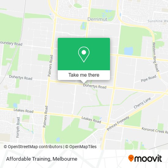 Affordable Training map