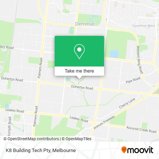 K8 Building Tech Pty map