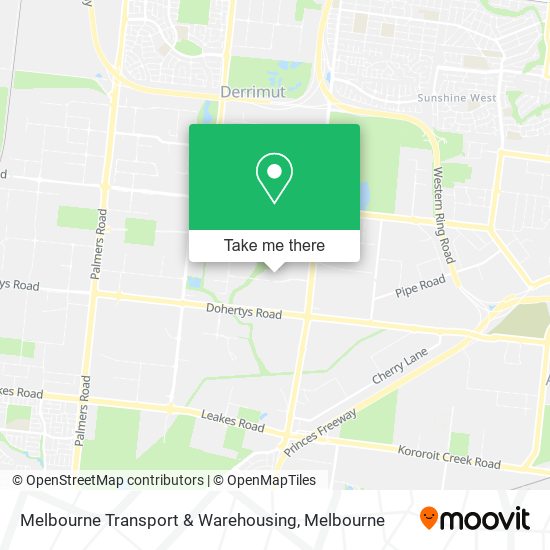 Melbourne Transport & Warehousing map