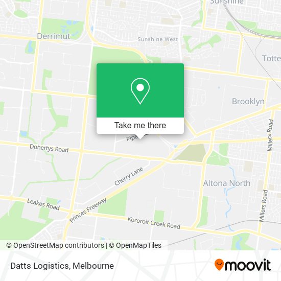 Datts Logistics map