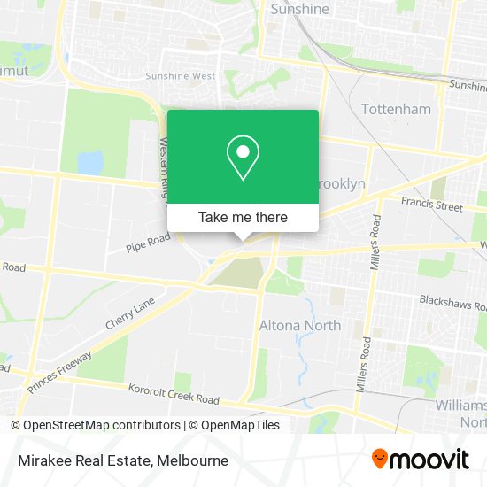 Mirakee Real Estate map