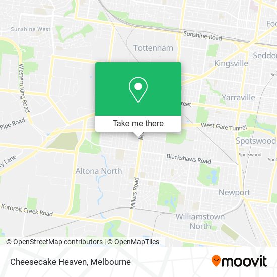 Cheesecake Heaven map