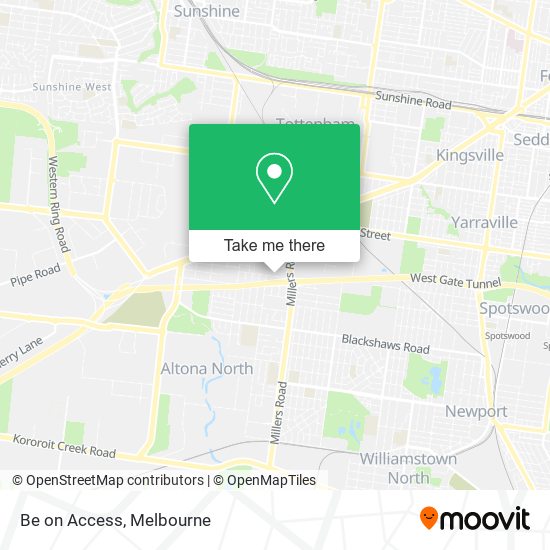 Be on Access map