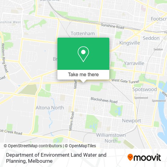 Department of Environment Land Water and Planning map