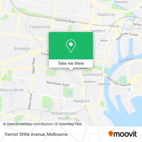 Kernot Stthe Avenue map