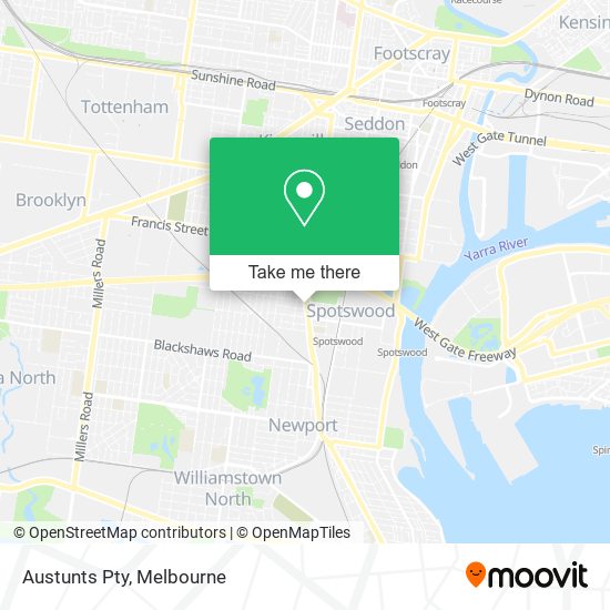 Austunts Pty map