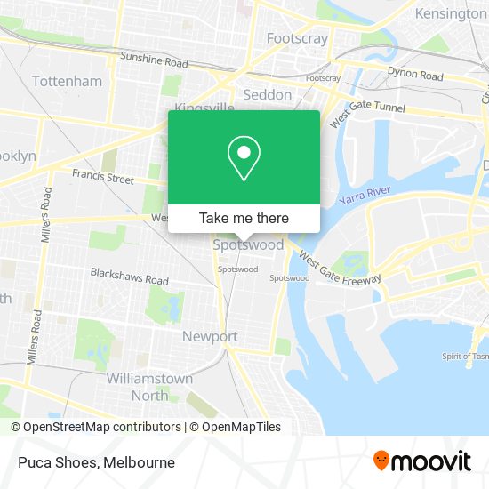 Puca Shoes map