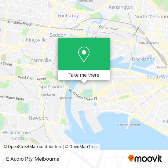E Audio Pty map