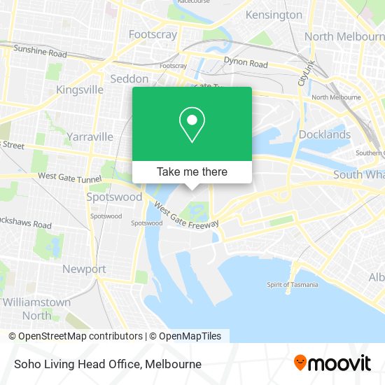 Soho Living Head Office map