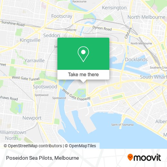 Poseidon Sea Pilots map