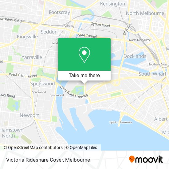 Victoria Rideshare Cover map