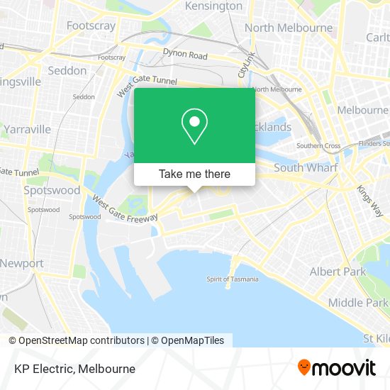 KP Electric map