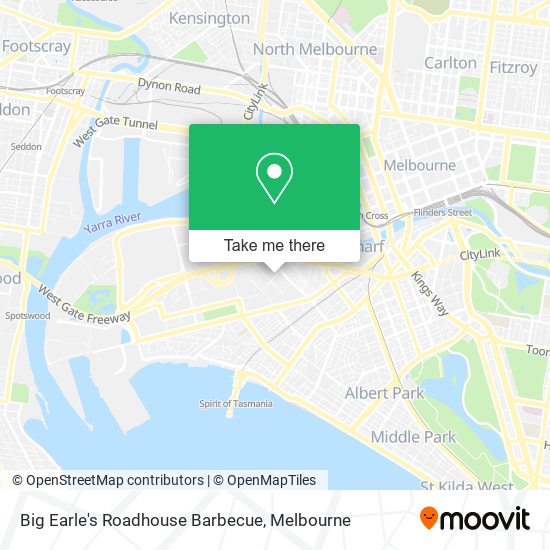 Big Earle's Roadhouse Barbecue map