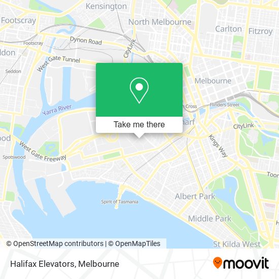 Halifax Elevators map